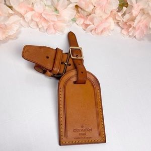 Louis Vuitton Luggage Bag Poignet Tag Leather set